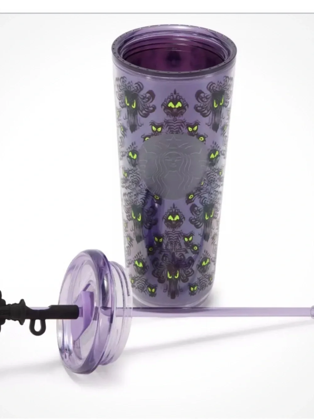 Starbucks Disney’s Haunted Mansion Wallpaper 24 oz Travel Tumbler,
